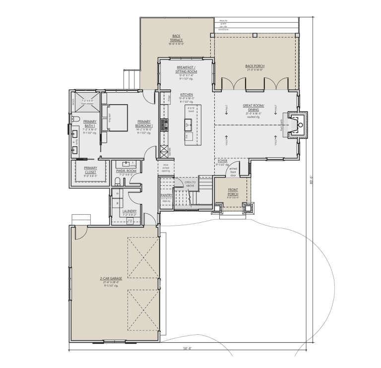 House Plan House Plan #31162 Drawing 1