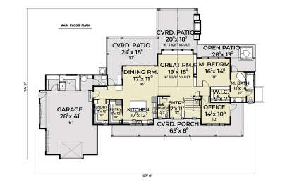 Main Floor  for House Plan #2464-00131