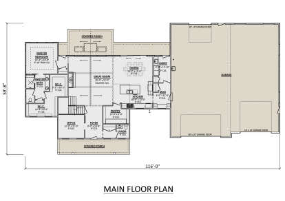Main Floor  for House Plan #1958-00037