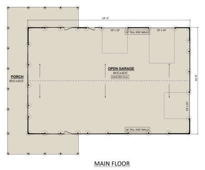 Main Floor  for House Plan #1958-00038