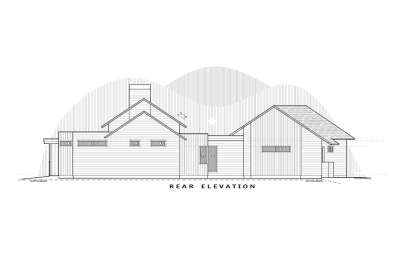 Modern House Plan #5829-00042 Elevation Photo