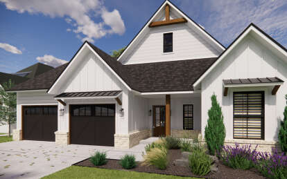 Modern Farmhouse House Plan #7071-00030 Elevation Photo