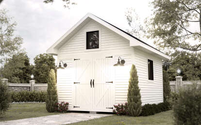 Modern Farmhouse House Plan #034-01369 Elevation Photo