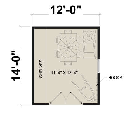 Main Floor  for House Plan #034-01369