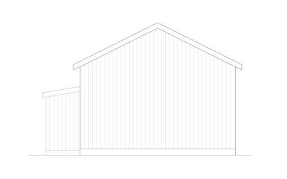 Cabin House Plan #034-01370 Elevation Photo
