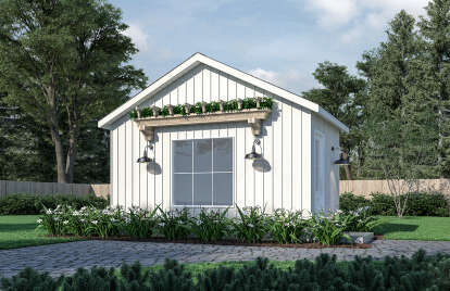 Country House Plan #034-01372 Elevation Photo