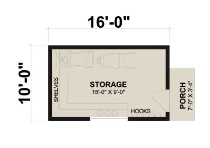 Main Floor  for House Plan #034-01372