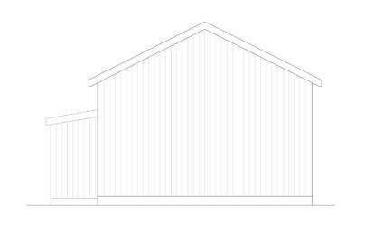 Cabin House Plan #034-01373 Elevation Photo