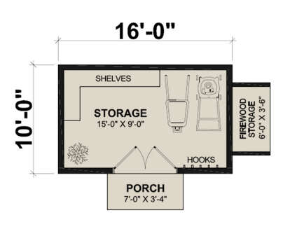 Main Floor  for House Plan #034-01373