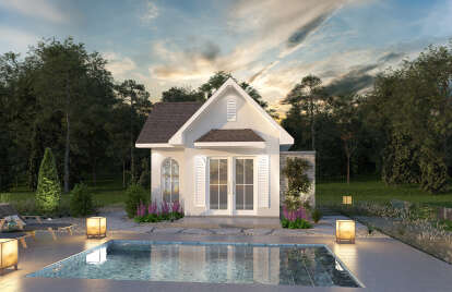 Traditional House Plan #034-01374 Elevation Photo