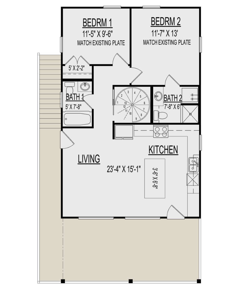House Plan House Plan #31180 Drawing 2