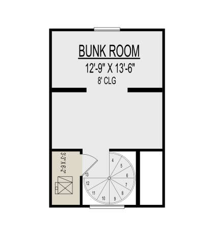 Second Floor for House Plan #9300-00096