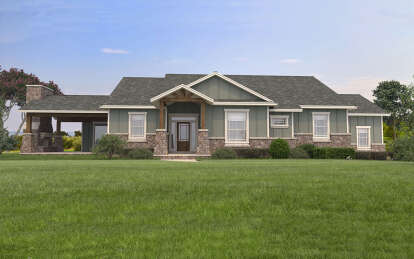 Craftsman House Plan #9300-00099 Elevation Photo