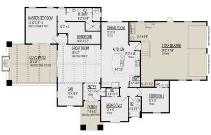 Main Floor  for House Plan #9300-00099