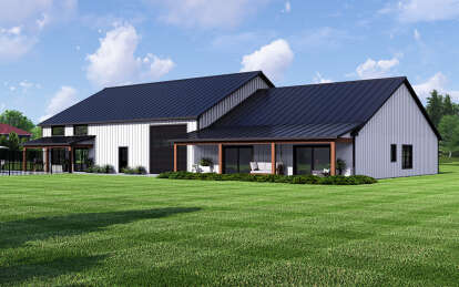 Barn House Plan #5032-00273 Elevation Photo