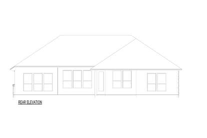 Ranch House Plan #9300-00101 Elevation Photo