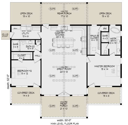 Main Floor  for House Plan #940-01058