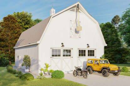 Barn House Plan #940-01059 Elevation Photo