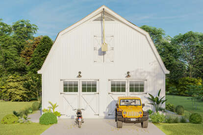 Barn House Plan #940-01059 Elevation Photo