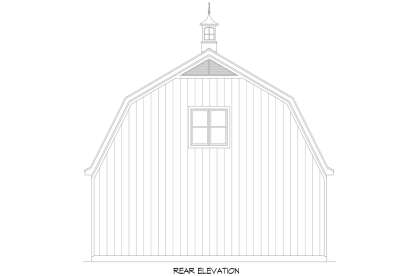 Barn House Plan #940-01059 Elevation Photo