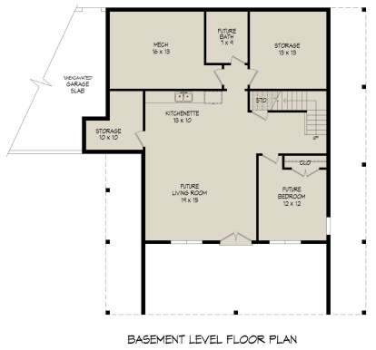 Basement for House Plan #940-01060