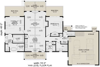 Main Floor  for House Plan #940-01061