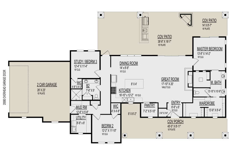 House Plan House Plan #31194 Drawing 1