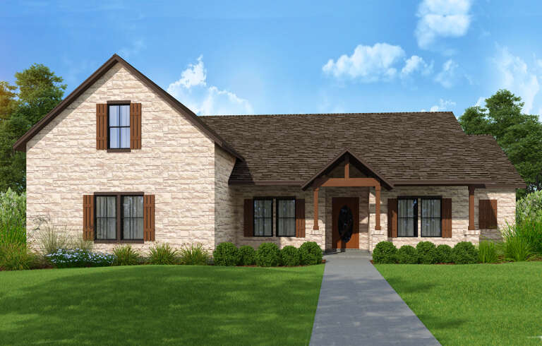 House Plan House Plan #31195 Front Elevation 
