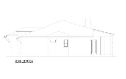 Contemporary House Plan #9300-00105 Elevation Photo