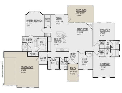 Main Floor  for House Plan #9300-00105