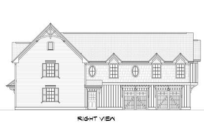 Traditional House Plan #6082-00225 Elevation Photo