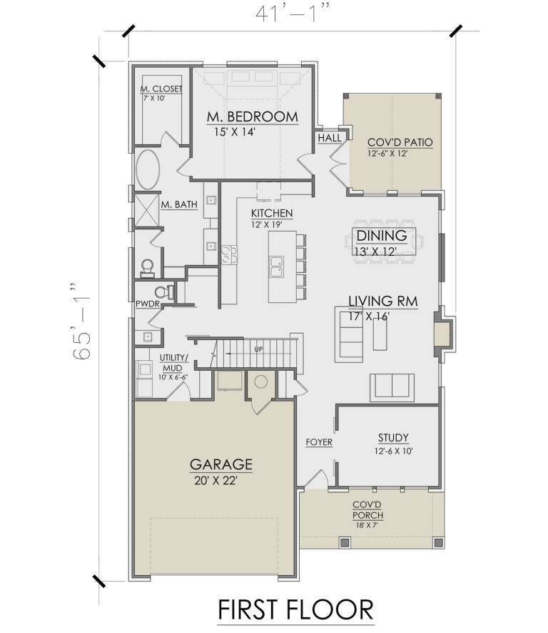 House Plan House Plan #31201 Drawing 1