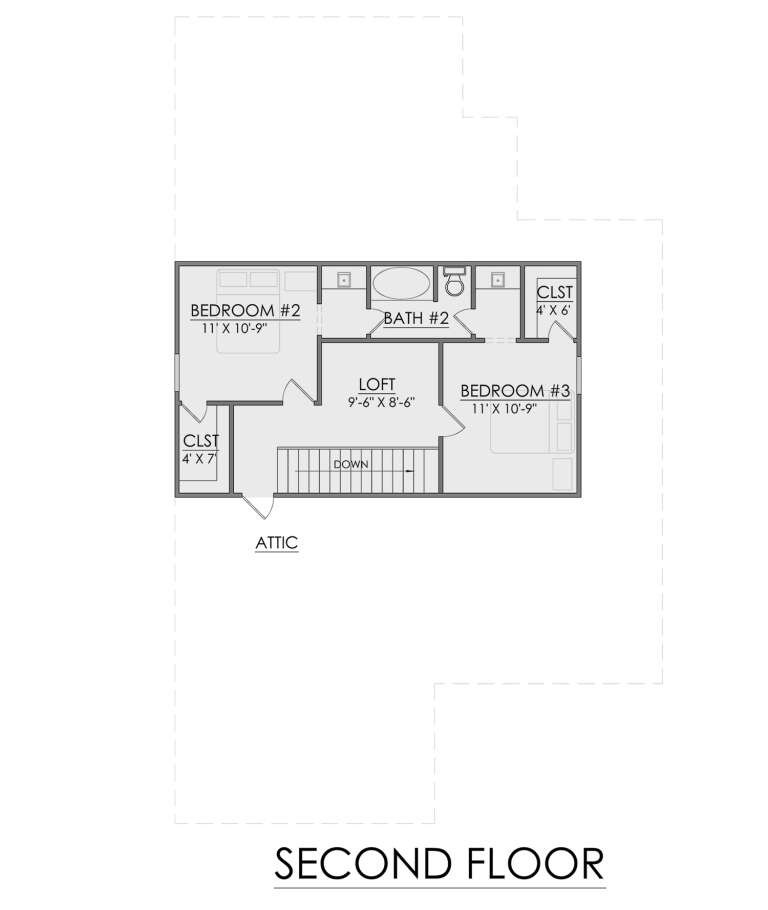 House Plan House Plan #31201 Drawing 2