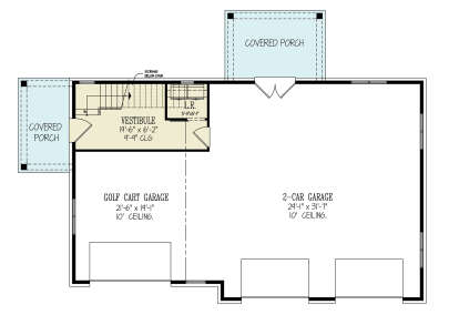 Garage Floor for House Plan #699-00383