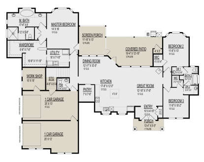 Main Floor  for House Plan #9300-00110