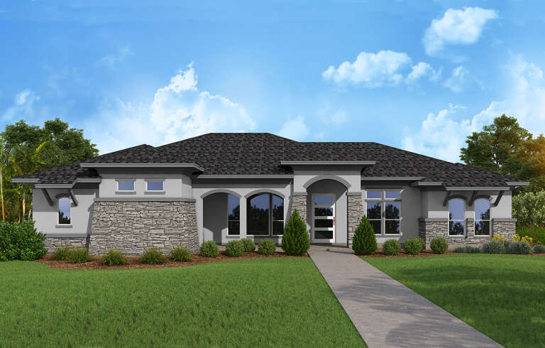 House Plan House Plan #31205 Front Elevation 