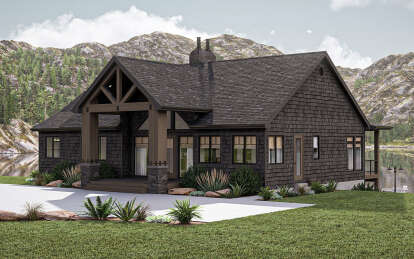 Cottage House Plan #963-00991 Elevation Photo