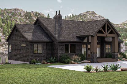 Cottage House Plan #963-00991 Elevation Photo