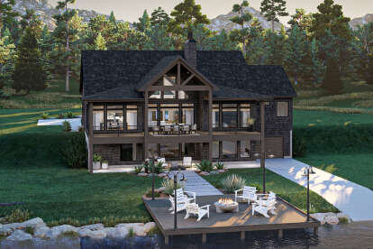 Cottage House Plan #963-00991 Elevation Photo