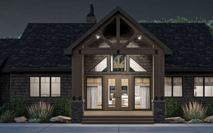Cottage House Plan #963-00991 Elevation Photo