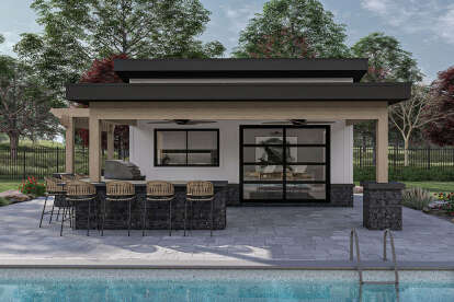 Contemporary House Plan #963-00992 Elevation Photo