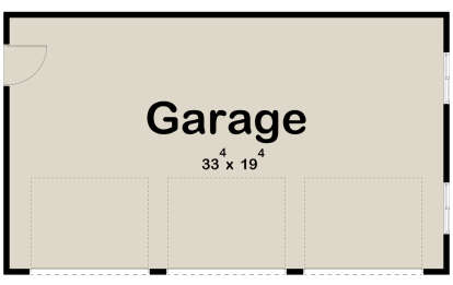 Garage Floor for House Plan #963-00993