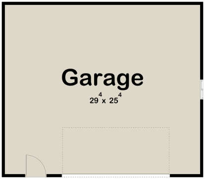 Garage Floor for House Plan #963-00995