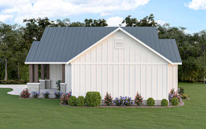 Modern Farmhouse House Plan #009-00401 Elevation Photo