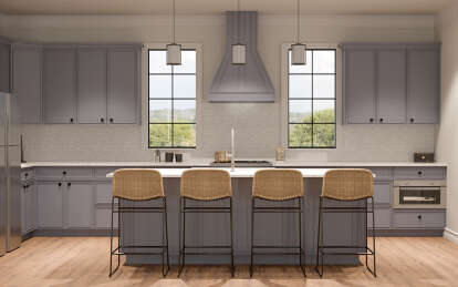 Modern Farmhouse House Plan #009-00401 Additional Photo