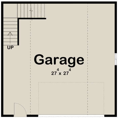 Garage Floor for House Plan #963-00996