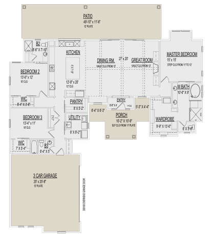 Main Floor  for House Plan #9300-00113
