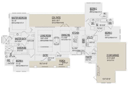 Main Floor  for House Plan #9300-00114