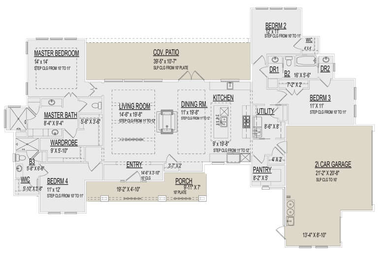 House Plan House Plan #31217 Drawing 1