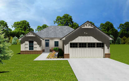 Traditional House Plan #677-00030 Elevation Photo